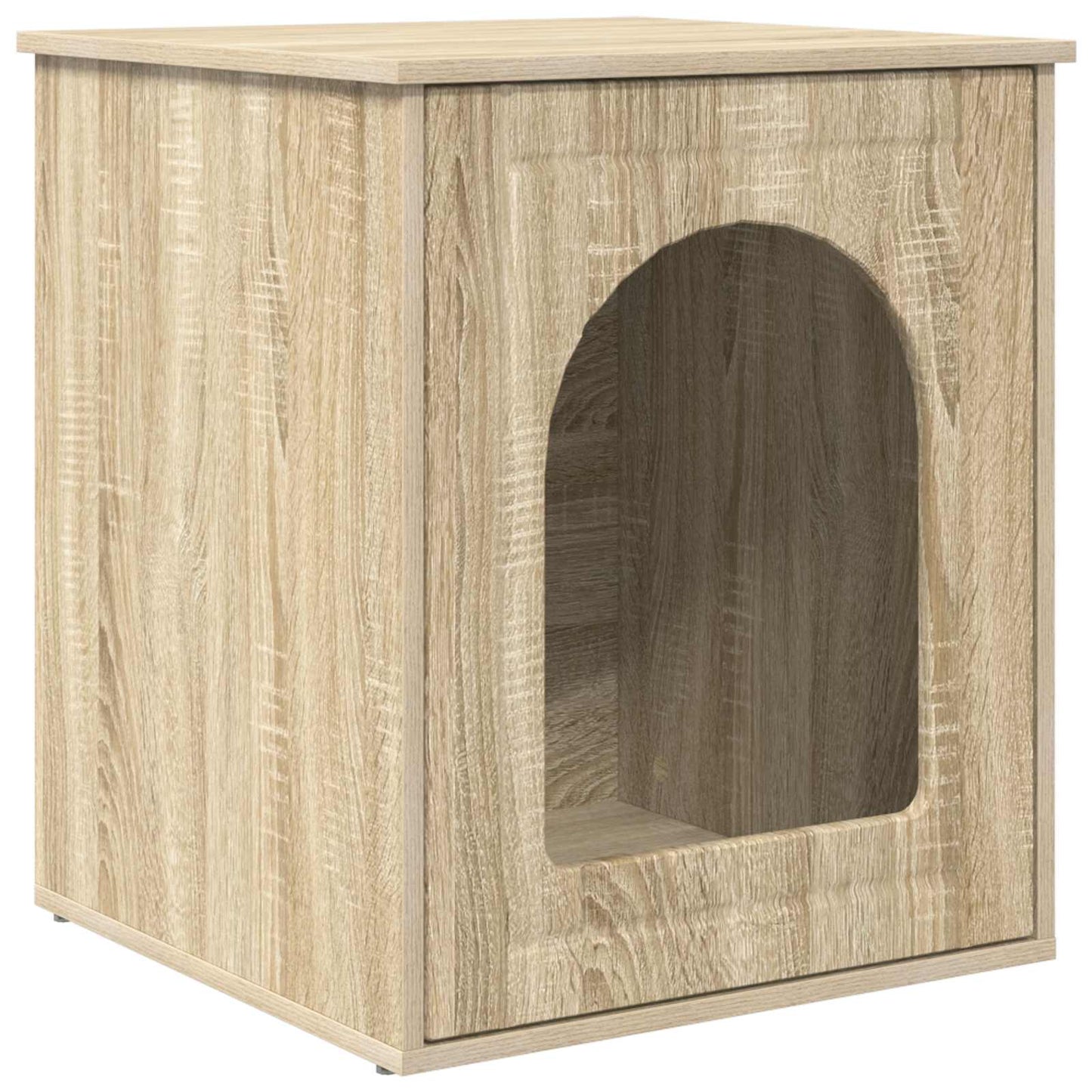 Kattenhuis Sonoma 53 x 52 x 62 cm Bewerkt hout