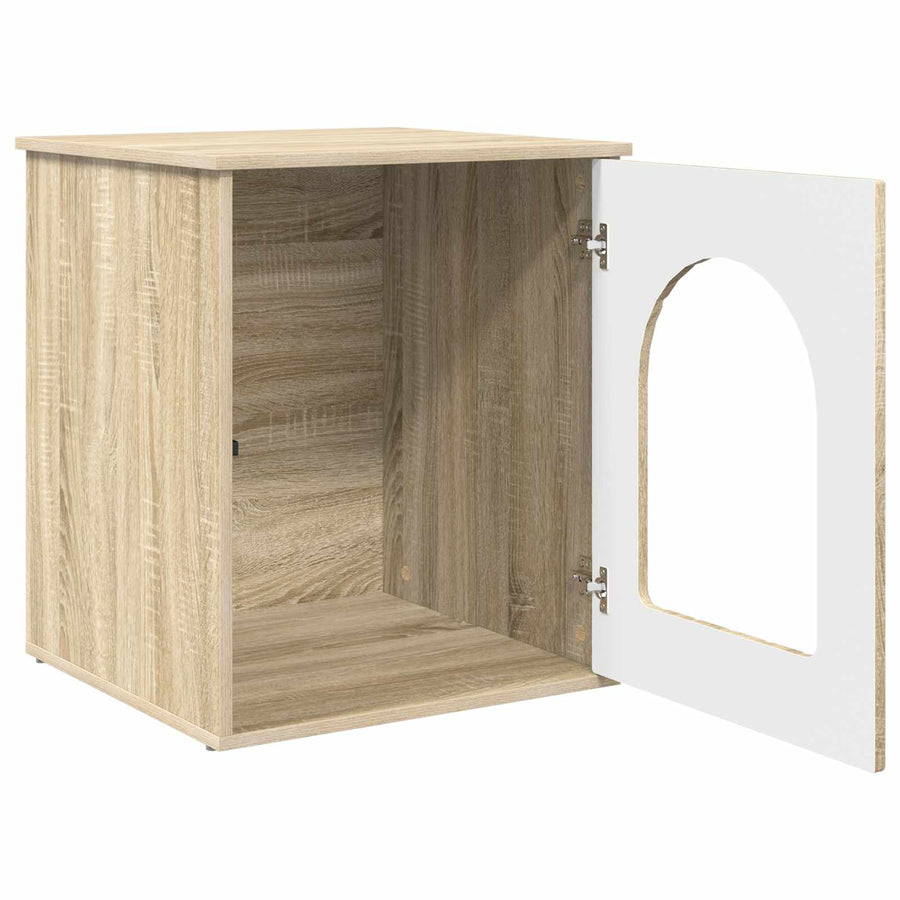 Kattenhuis Sonoma 53 x 52 x 62 cm Bewerkt hout