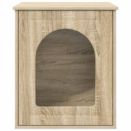 Kattenhuis Sonoma 53 x 52 x 62 cm Bewerkt hout