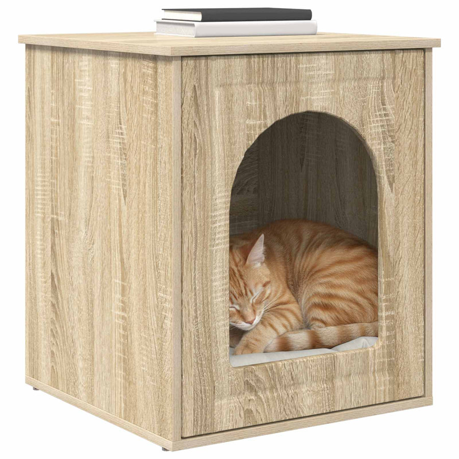 Kattenhuis Sonoma 53 x 52 x 62 cm Bewerkt hout