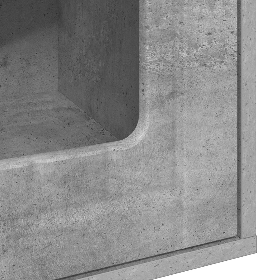Kattenhuis Beton 53 x 52 x 62 cm Bewerkt hout