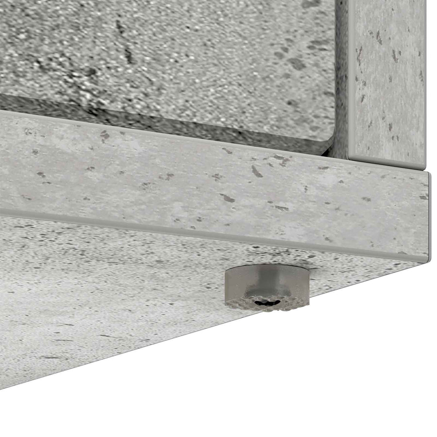 Kattenhuis Beton 53 x 52 x 62 cm Bewerkt hout