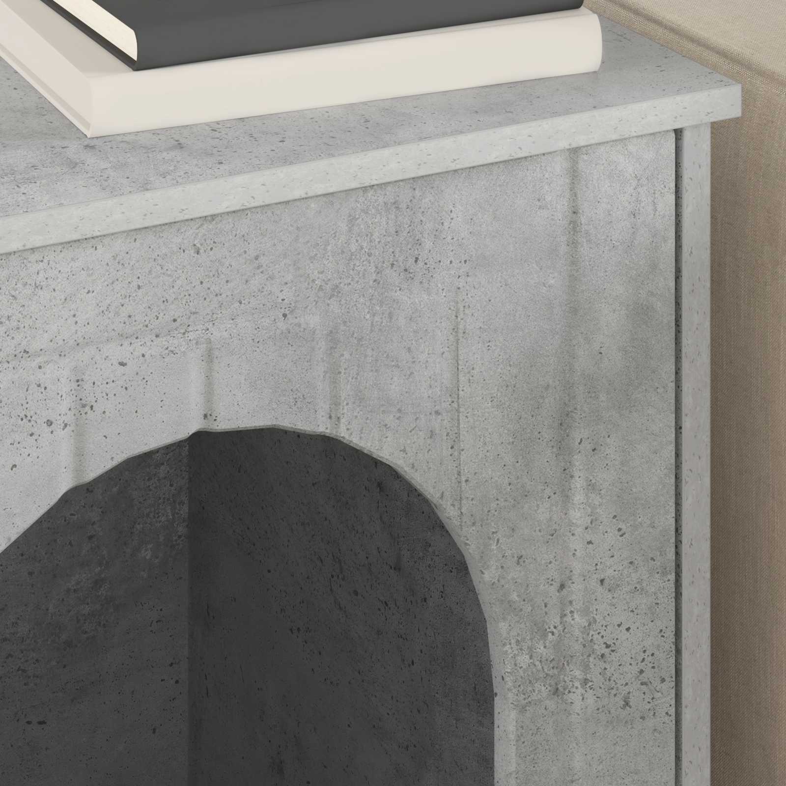 Kattenhuis Beton 53 x 52 x 62 cm Bewerkt hout