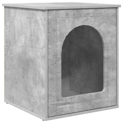 Kattenhuis Beton 53 x 52 x 62 cm Bewerkt hout