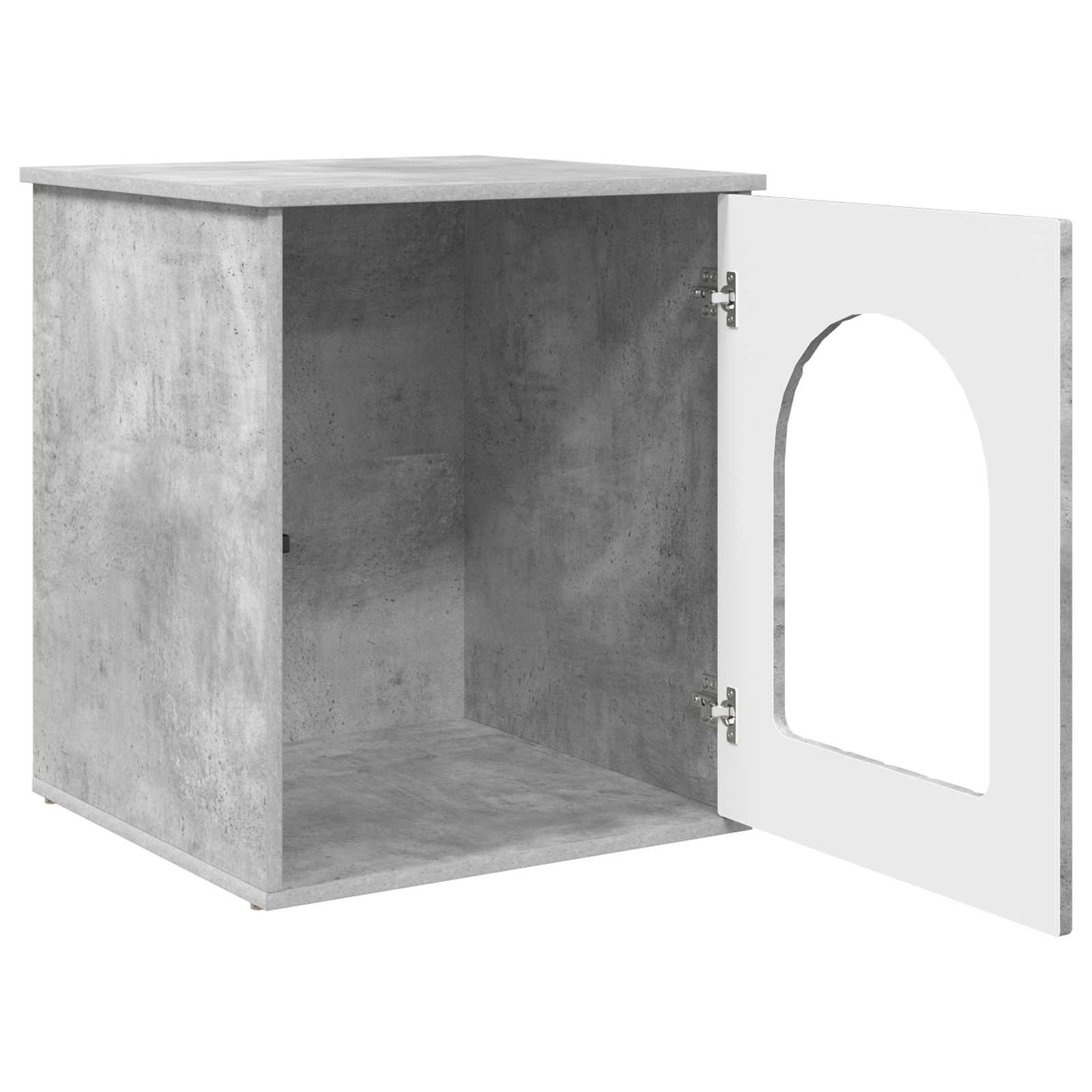Kattenhuis Beton 53 x 52 x 62 cm Bewerkt hout