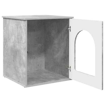Kattenhuis Beton 53 x 52 x 62 cm Bewerkt hout
