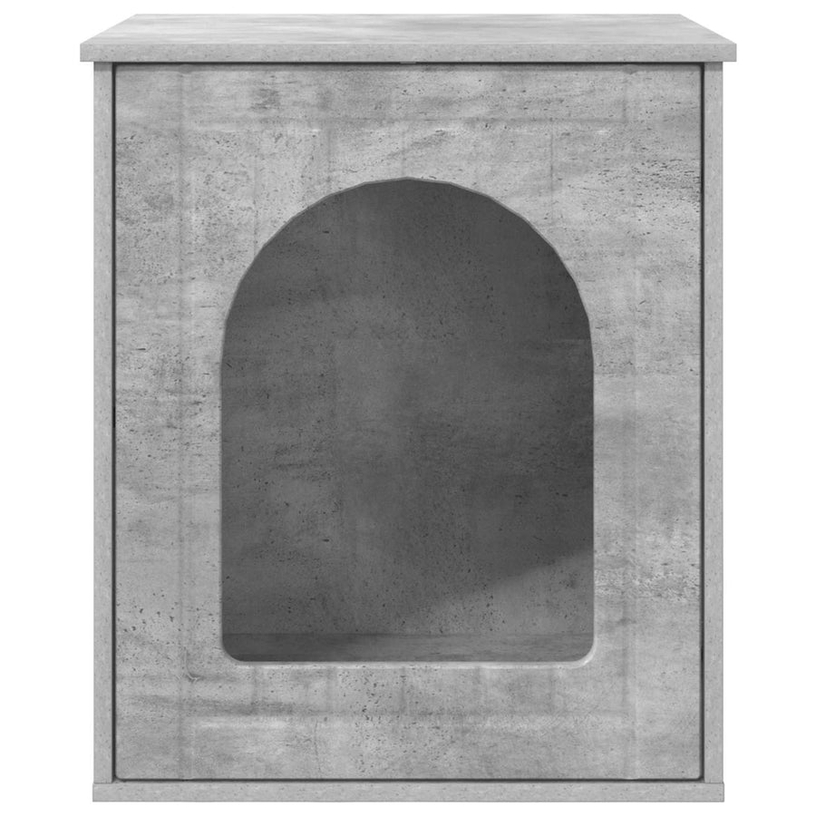 Kattenhuis Beton 53 x 52 x 62 cm Bewerkt hout