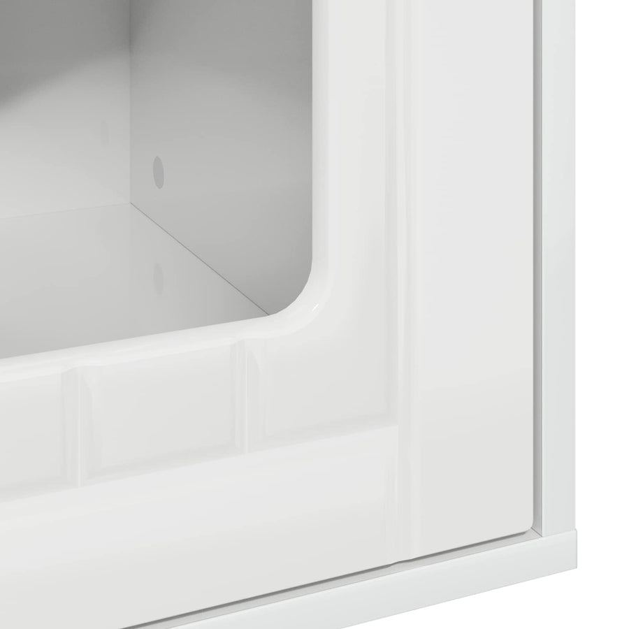 Kattenhuis Glanzend Wit 53 x 52 x 62 cm Bewerkt hout