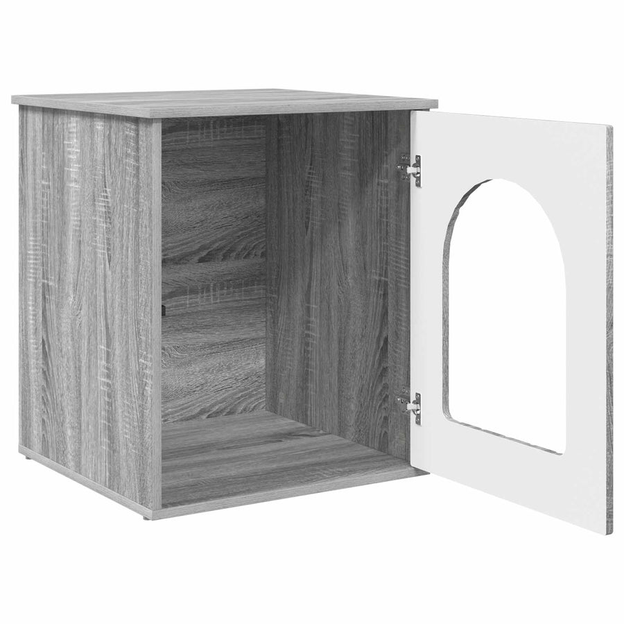 Kattenhuis Grijs Sonoma 53 x 52 x 62 cm Bewerkt hout