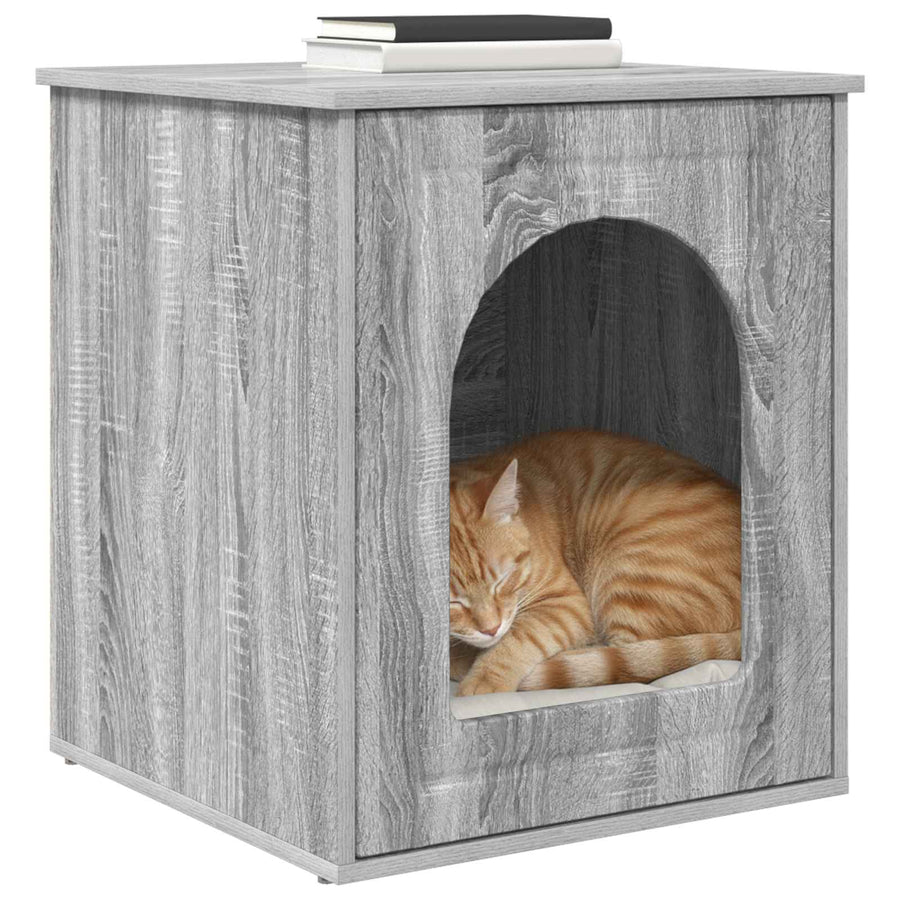 Kattenhuis Grijs Sonoma 53 x 52 x 62 cm Bewerkt hout