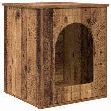 Kattenhuis Oudhout 53 x 52 x 62 cm Bewerkt hout