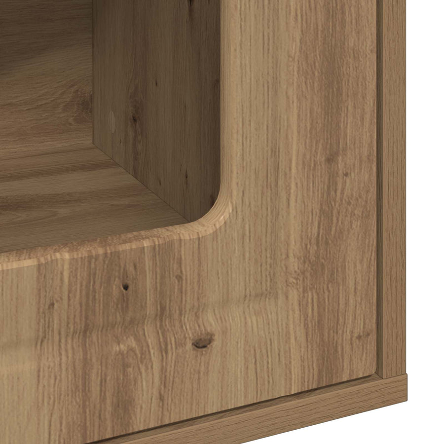 Kattenhuis Ambachtelijk eiken 53 x 52 x 62 cm Bewerkt hout