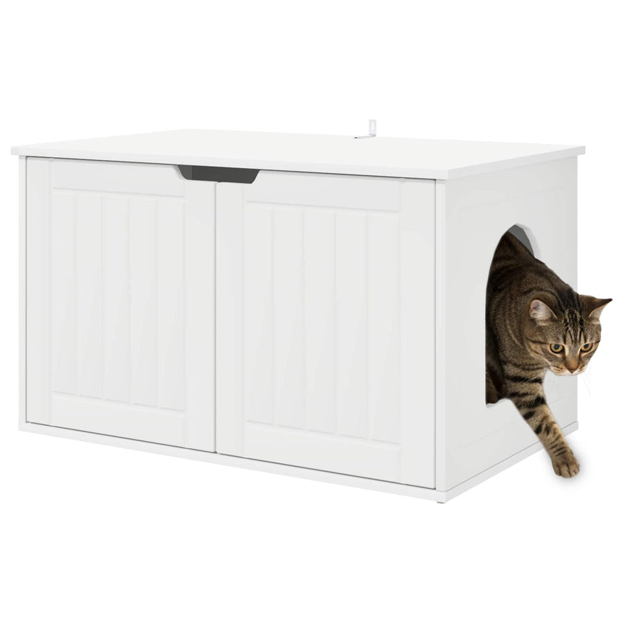 Kattenhuis 85 X 55 X 50 Cm Bewerkt Hout