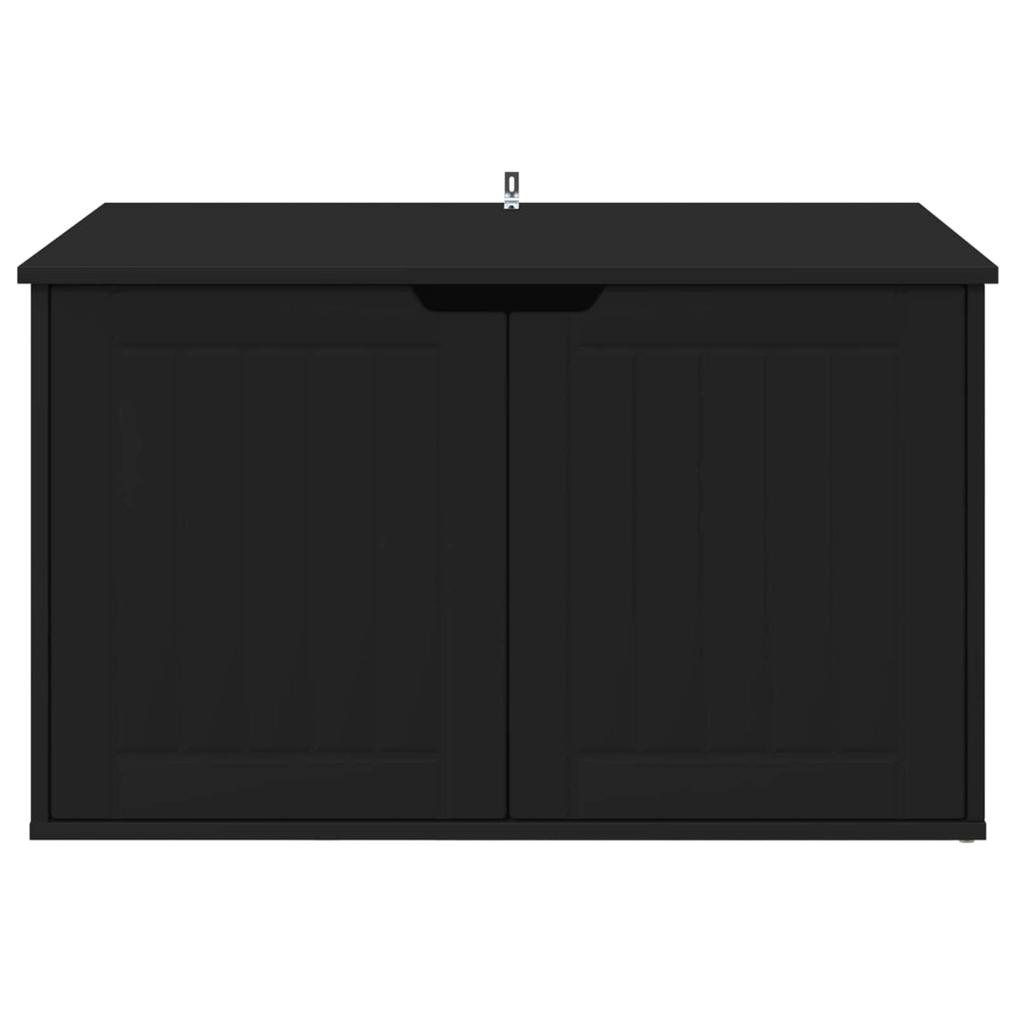 Kattenhuis Zwart 85 x 55 x 53,5 cm Bewerkt hout