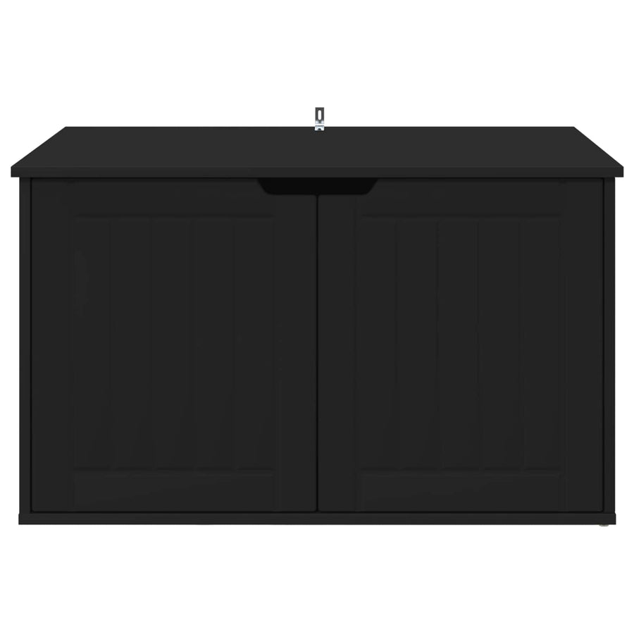 Kattenhuis Zwart 85 x 55 x 53,5 cm Bewerkt hout