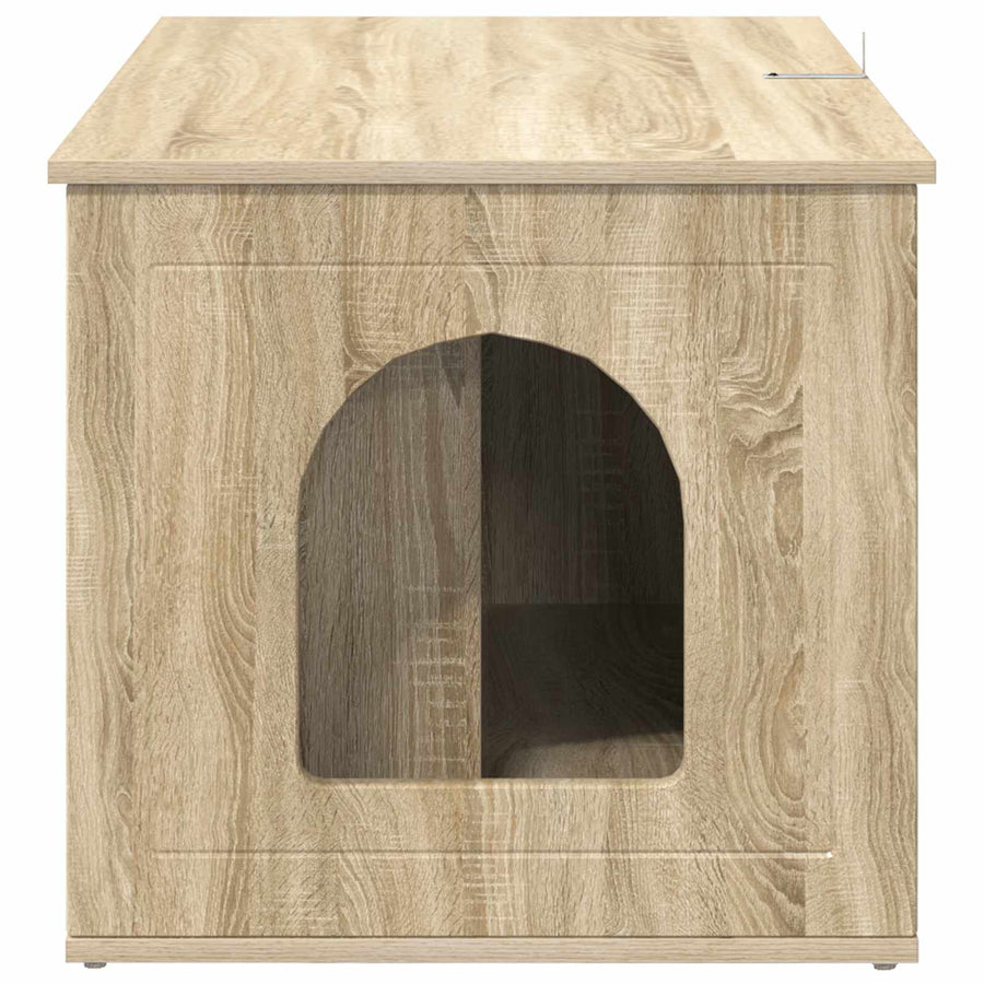 Kattenhuis Sonoma 85 x 55 x 53,5 cm Bewerkt hout