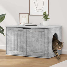 Kattenhuis Beton 85 x 55 x 53,5 cm Bewerkt hout