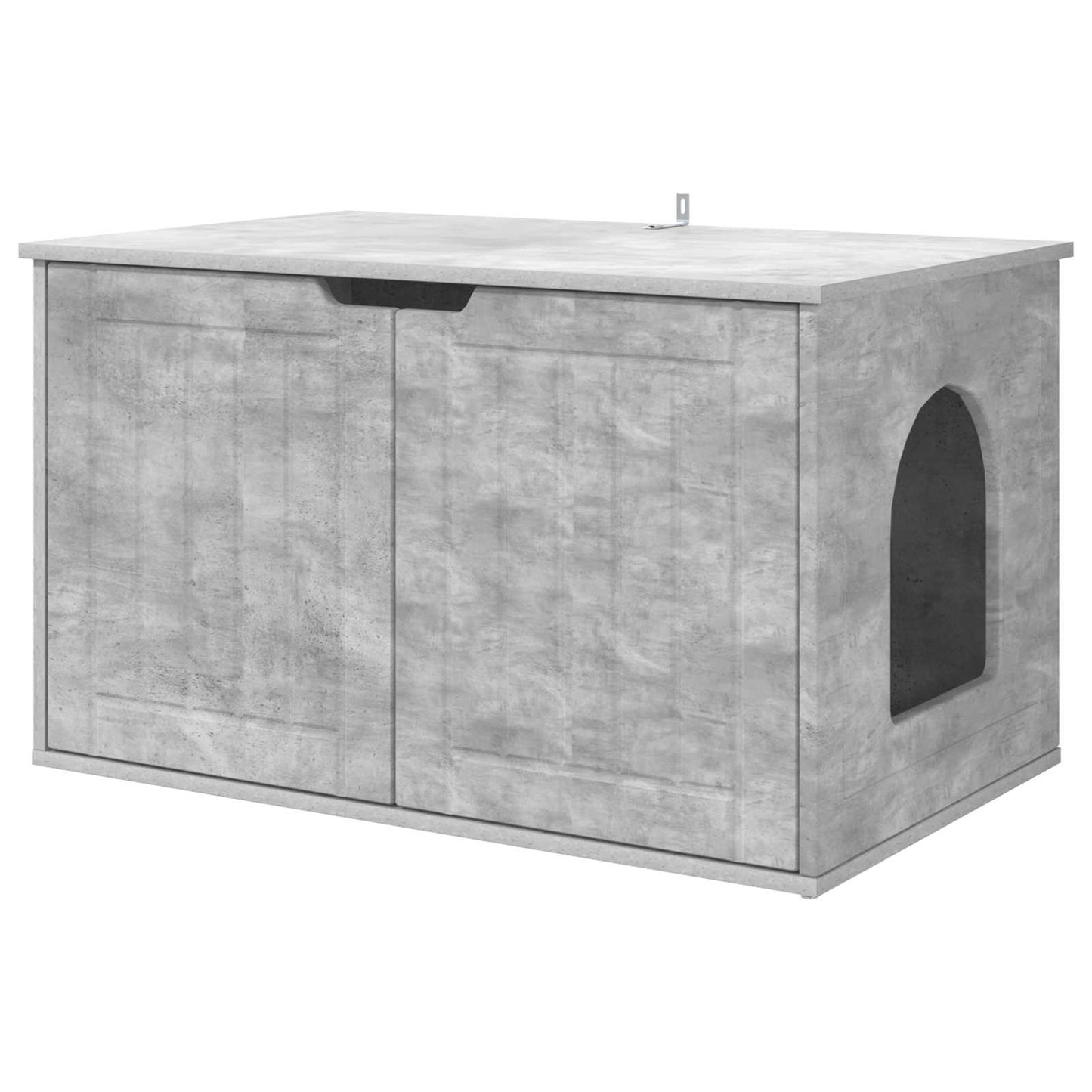 Kattenhuis Beton 85 x 55 x 53,5 cm Bewerkt hout