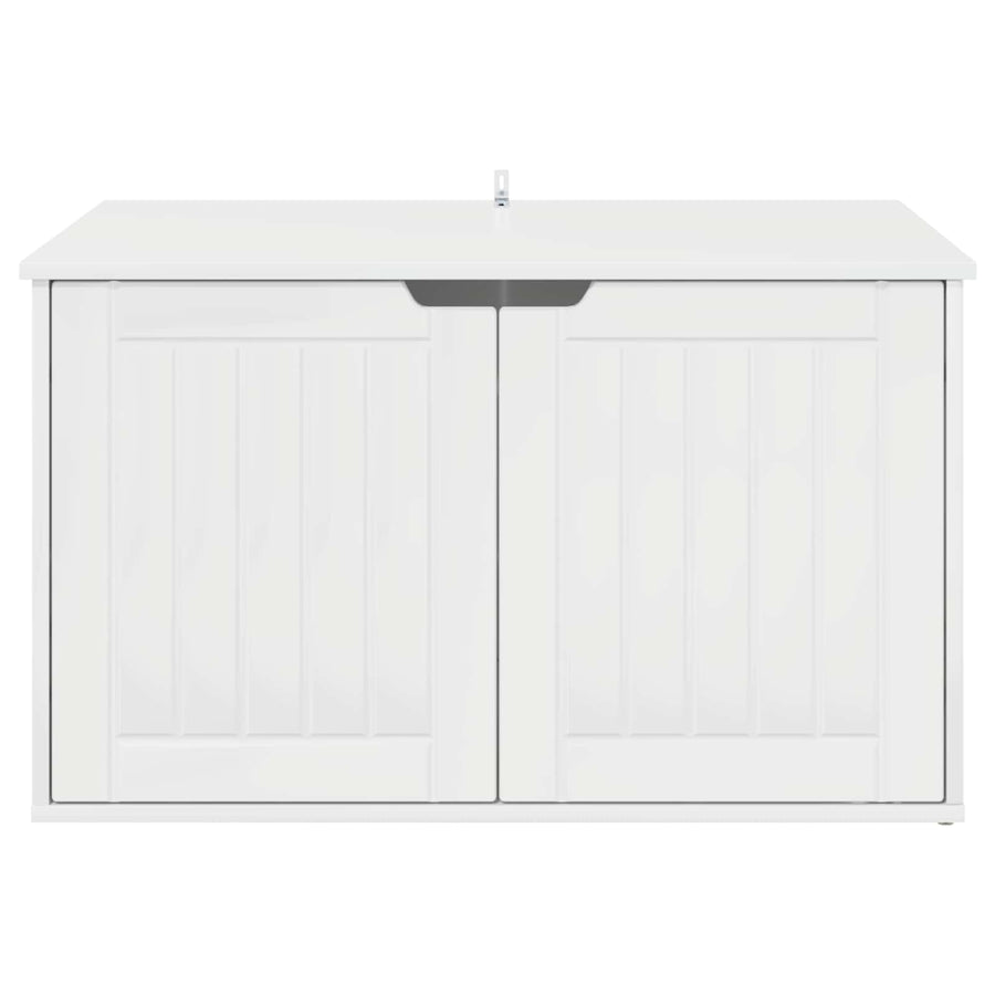 Kattenhuis Glanzend Wit 85 x 55 x 53,5 cm Bewerkt hout