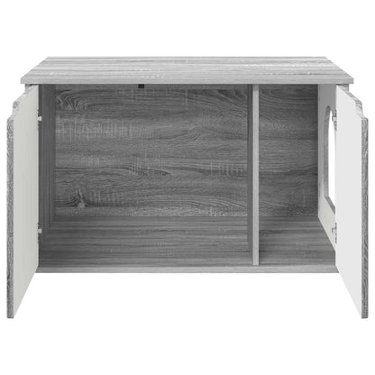 Kattenhuis Grijs Sonoma 85 x 55 x 53,5 cm Bewerkt hout