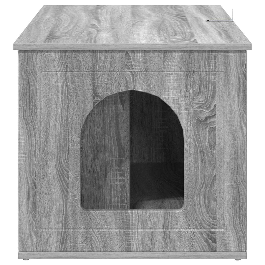 Kattenhuis Grijs Sonoma 85 x 55 x 53,5 cm Bewerkt hout