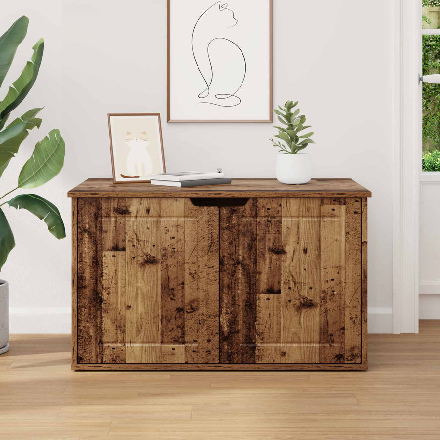 Kattenhuis Oudhout 85 x 55 x 53,5 cm Bewerkt hout