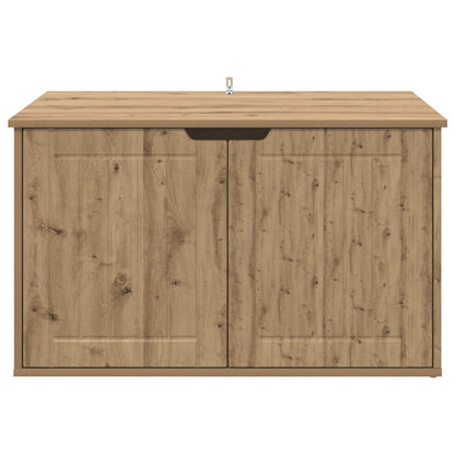 Kattenhuis Ambachtelijk eiken 85 x 55 x 53,5 cm Bewerkt hout