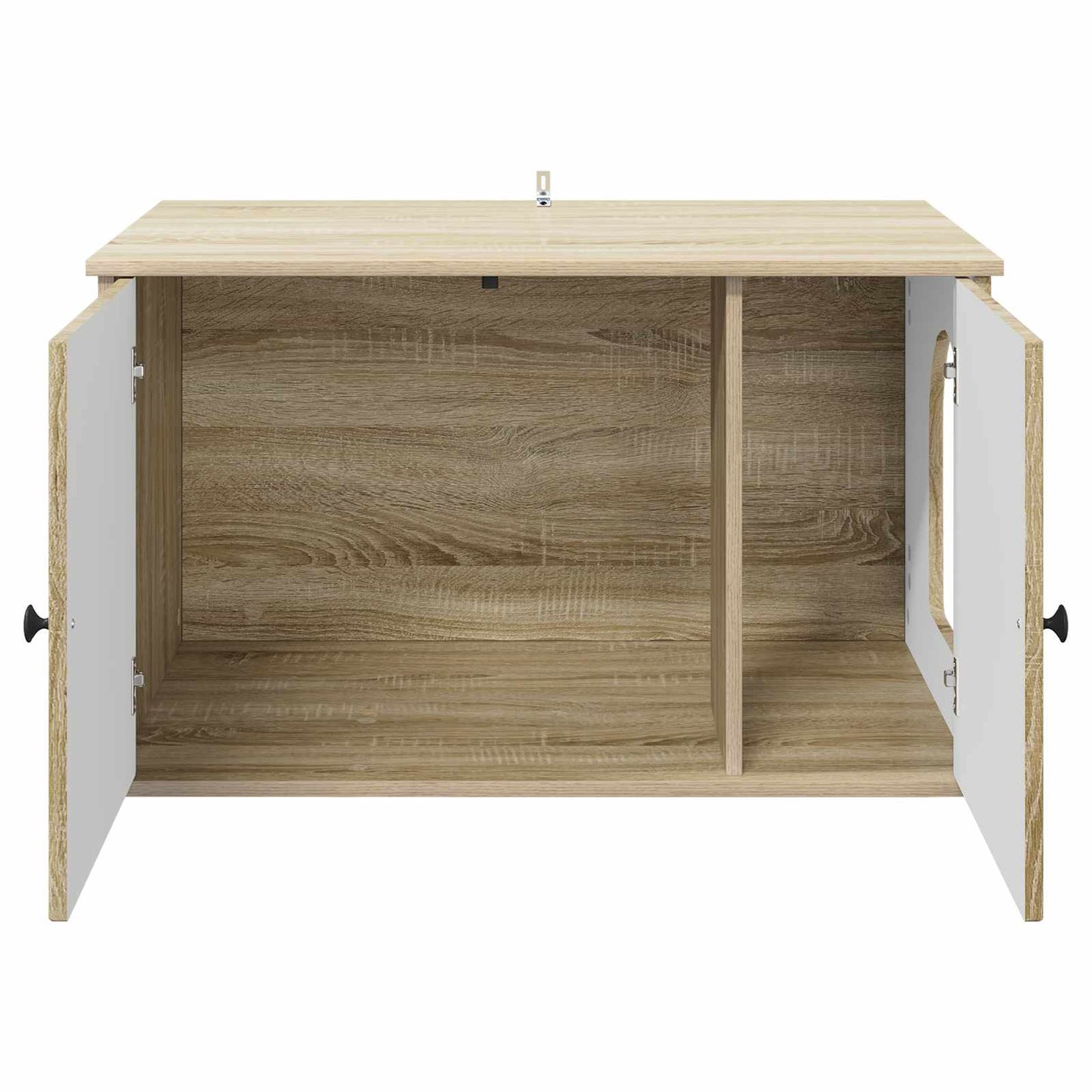 Kattenhuis Sonoma 85 x 55 x 50,5 cm Bewerkt hout