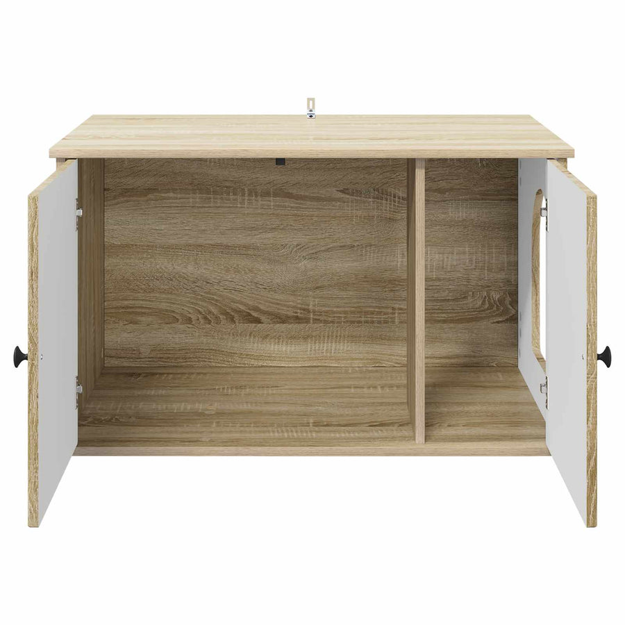 Kattenhuis Sonoma 85 x 55 x 50,5 cm Bewerkt hout