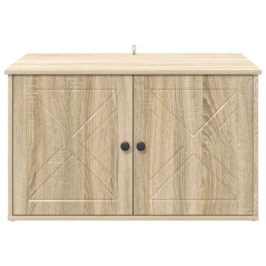 Kattenhuis Sonoma 85 x 55 x 50,5 cm Bewerkt hout