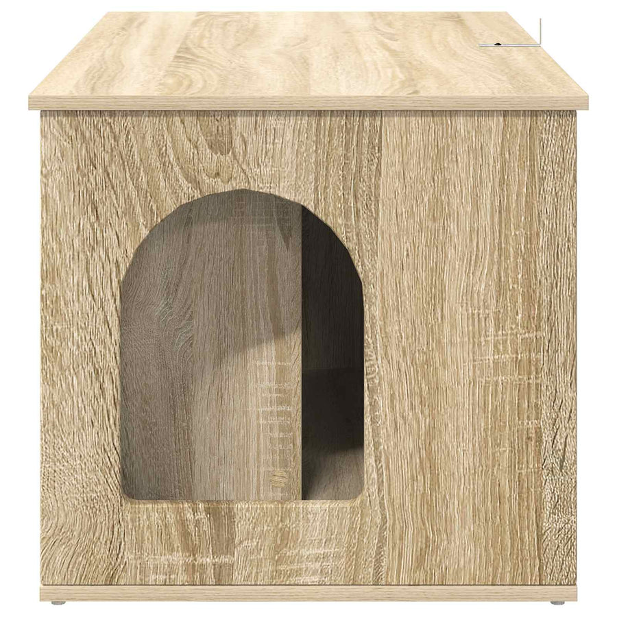 Kattenhuis Sonoma 85 x 55 x 50,5 cm Bewerkt hout