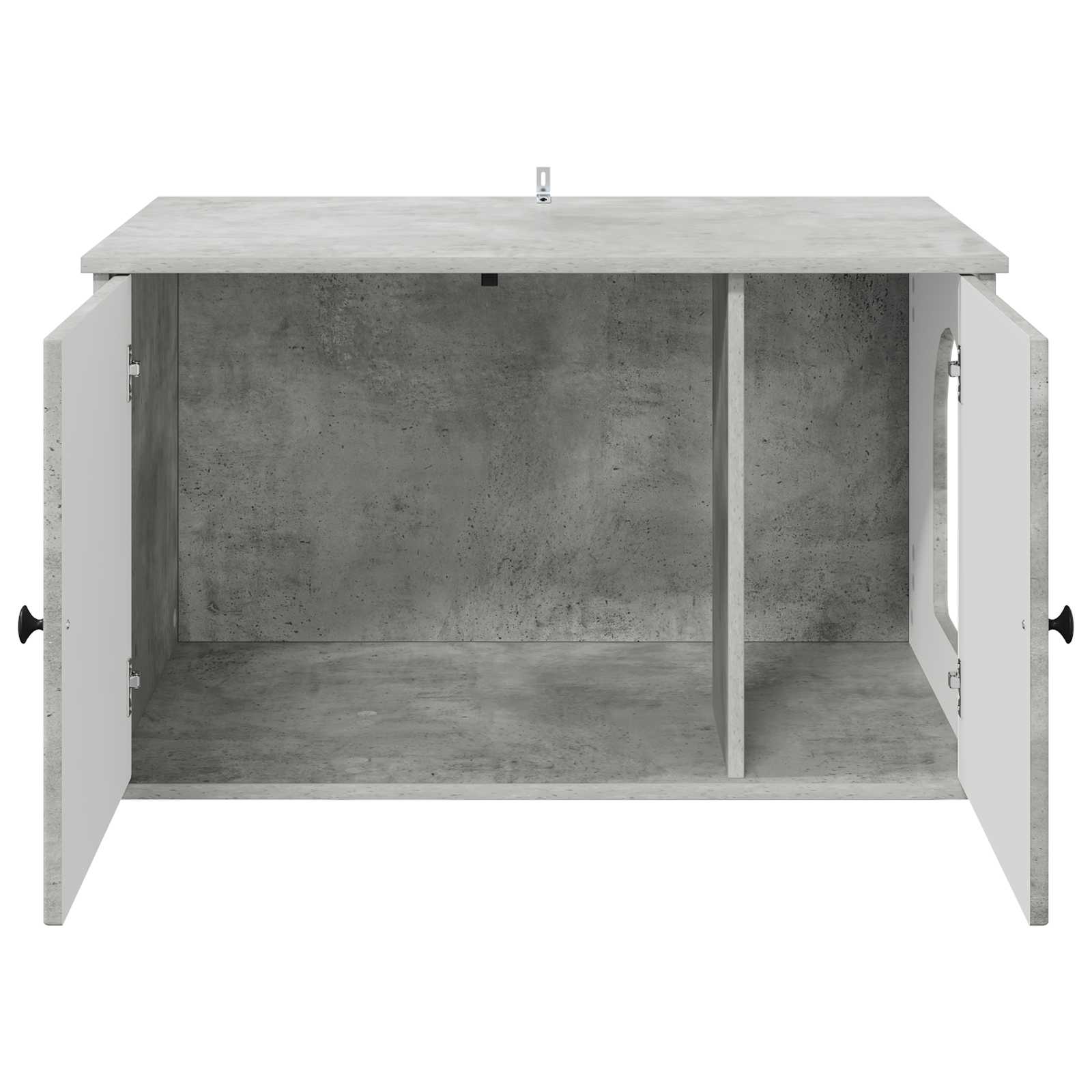 Kattenhuis Beton 85 x 55 x 50 cm Bewerkt hout