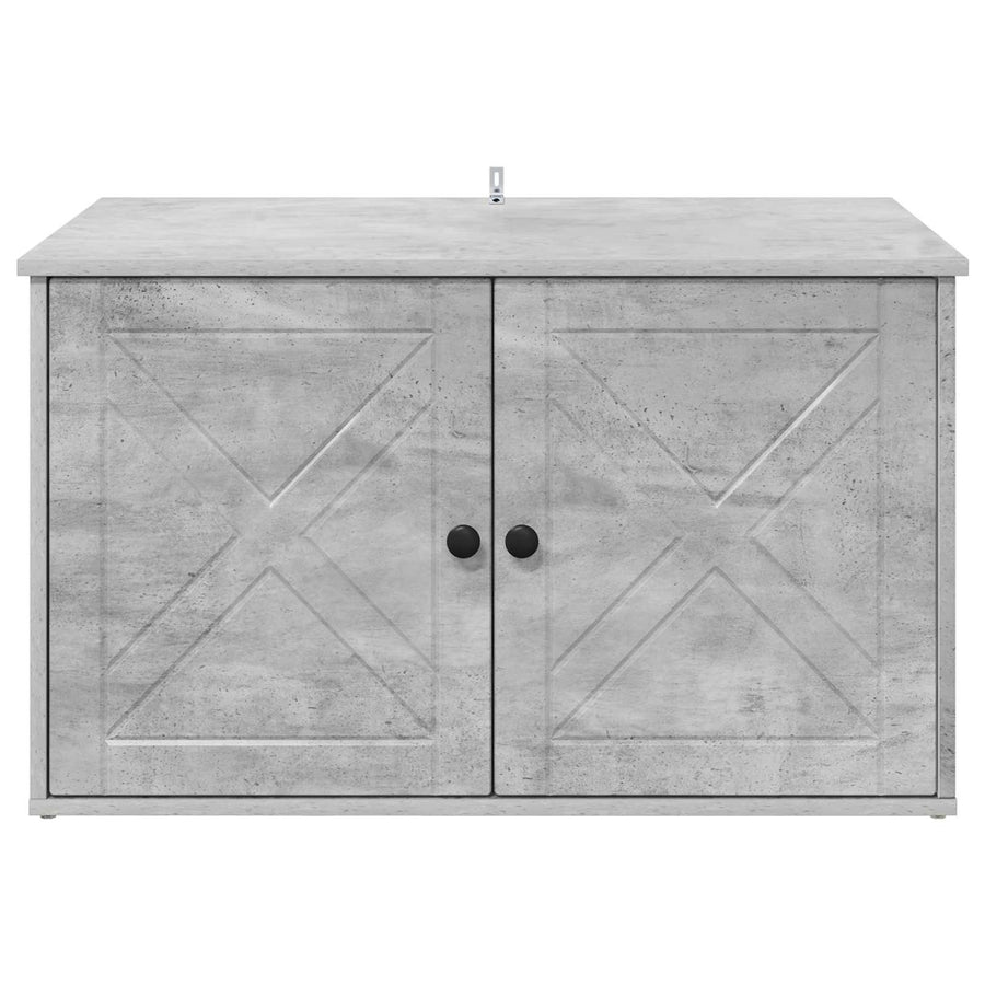 Kattenhuis Beton 85 x 55 x 50 cm Bewerkt hout