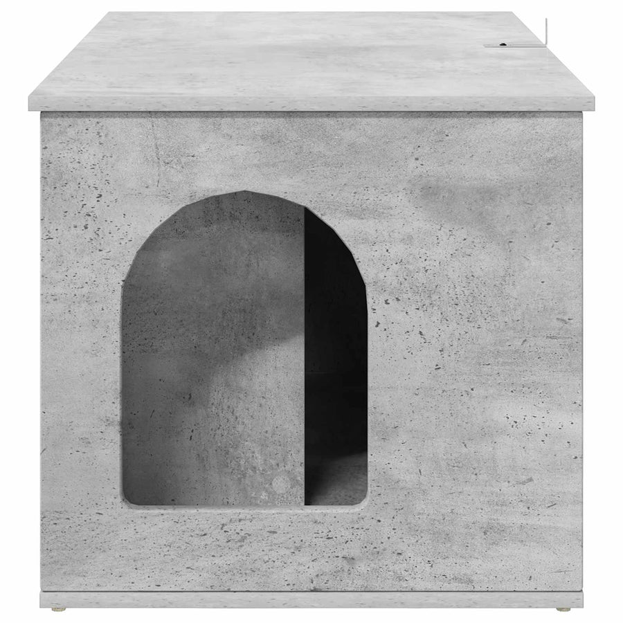 Kattenhuis Beton 85 x 55 x 50 cm Bewerkt hout