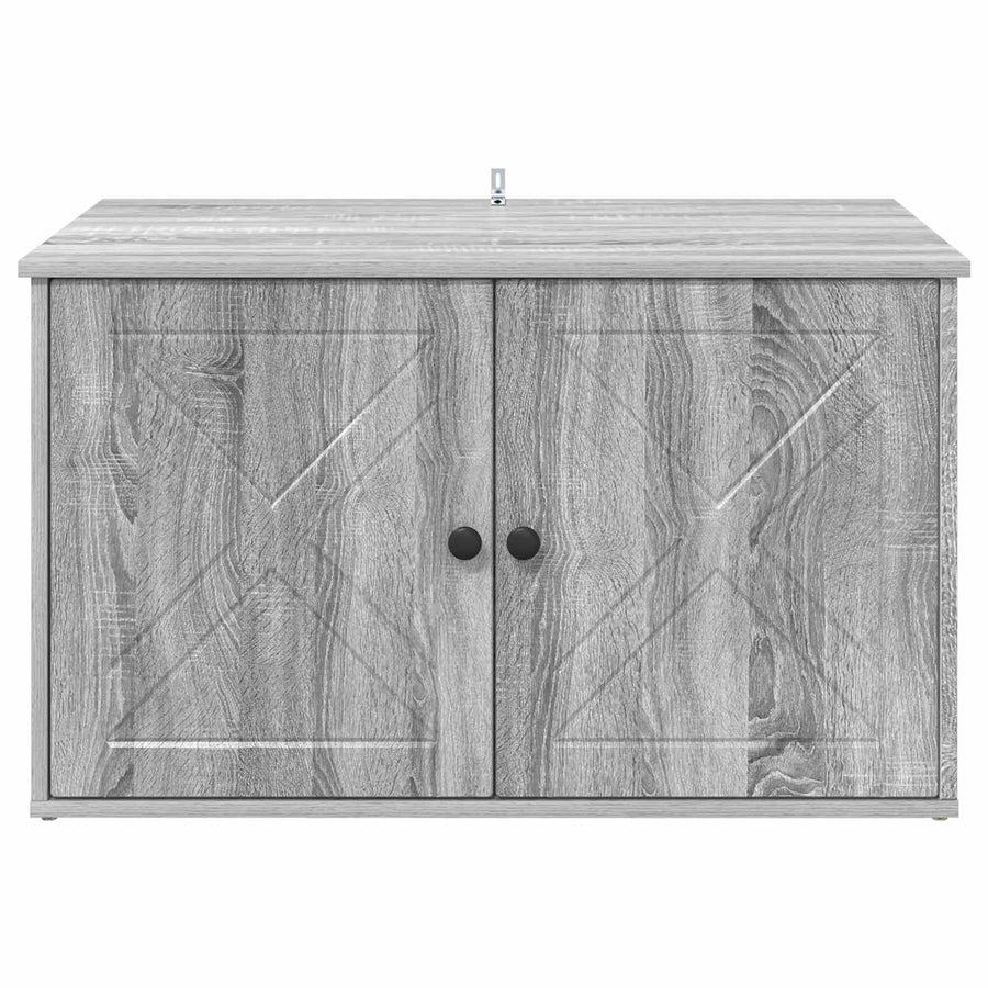 Kattenhuis Grijs Sonoma 85 x 55 x 50 cm Bewerkt hout