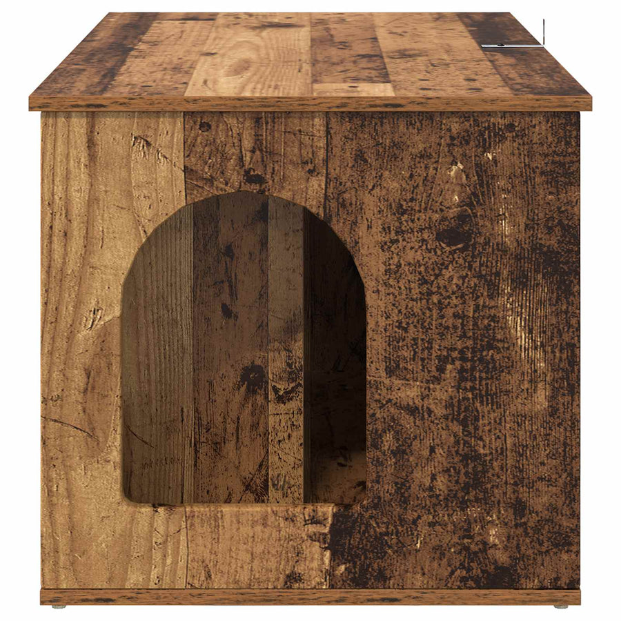 Kattenhuis Oudhout 85 x 55 x 50 cm Bewerkt hout