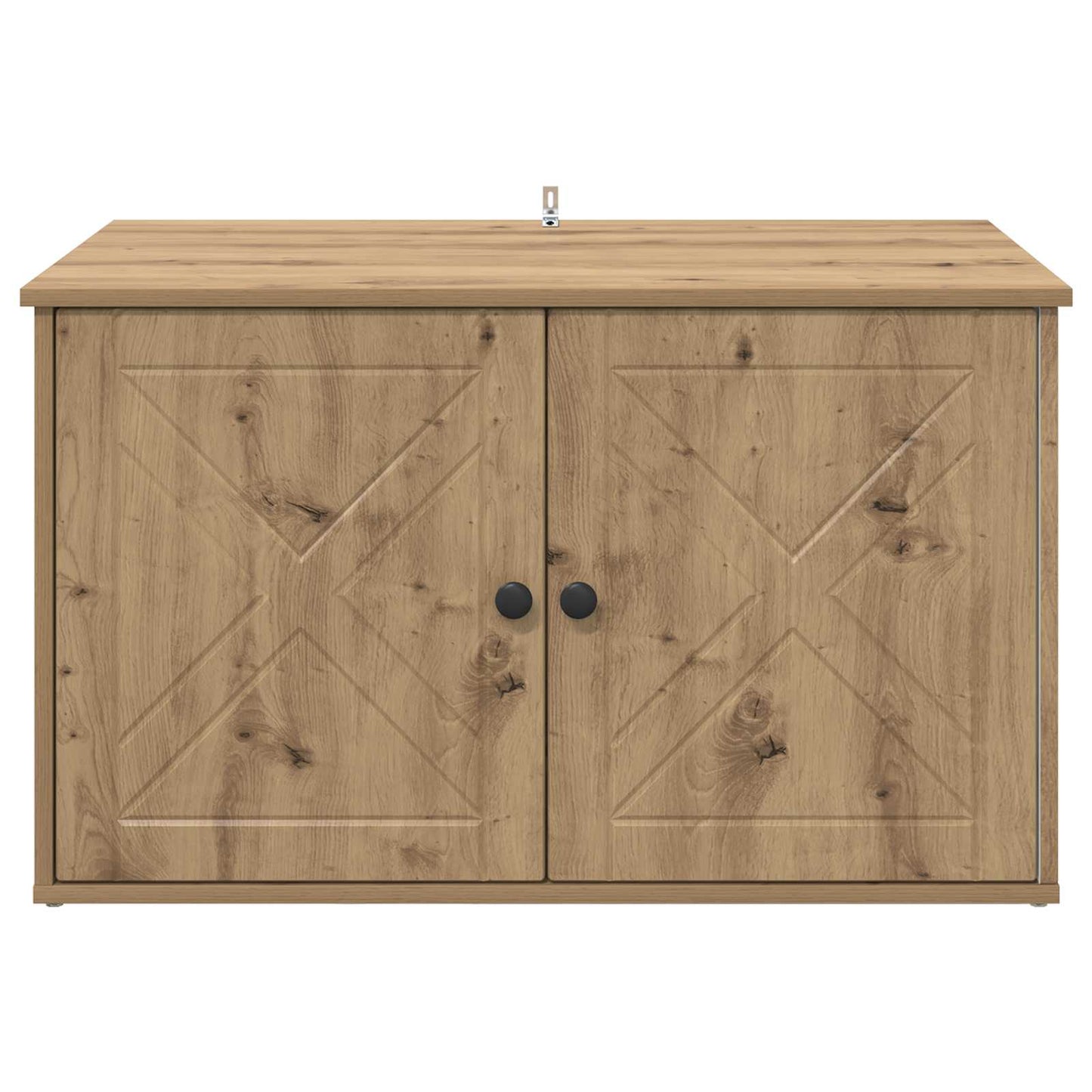 Kattenhuis Ambachtelijk eiken 85 x 55 x 50 cm Bewerkt hout
