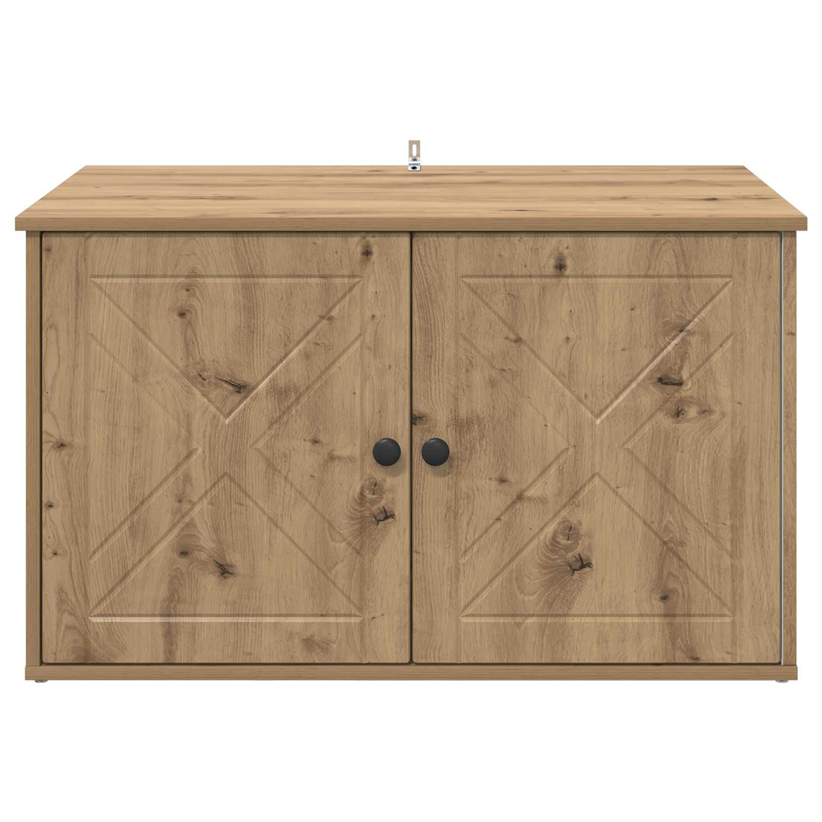 Kattenhuis Ambachtelijk eiken 85 x 55 x 50 cm Bewerkt hout