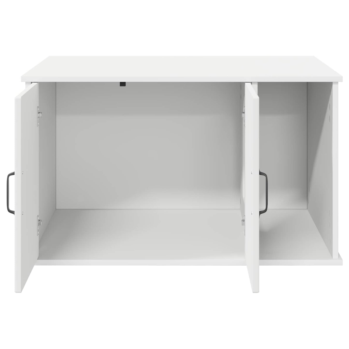 Kattenhuis Wit 85 x 55 x 50 cm Bewerkt hout