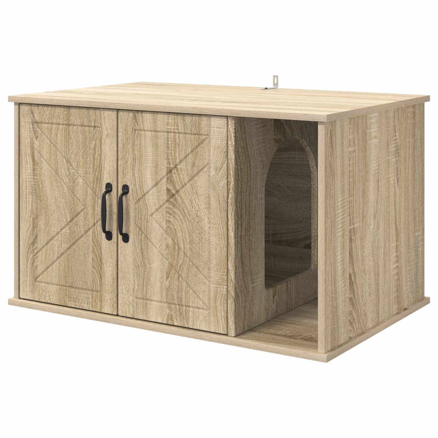 Kattenhuis Sonoma 85 x 55 x 50 cm Bewerkt hout