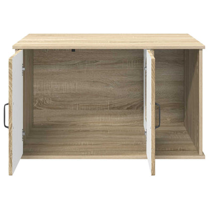 Kattenhuis Sonoma 85 x 55 x 50 cm Bewerkt hout