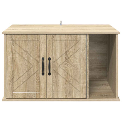 Kattenhuis Sonoma 85 x 55 x 50 cm Bewerkt hout