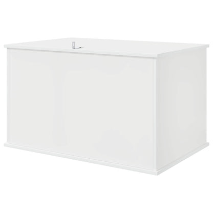 Kattenhuis Glanzend Wit 85 x 55 x 50 cm Bewerkt hout