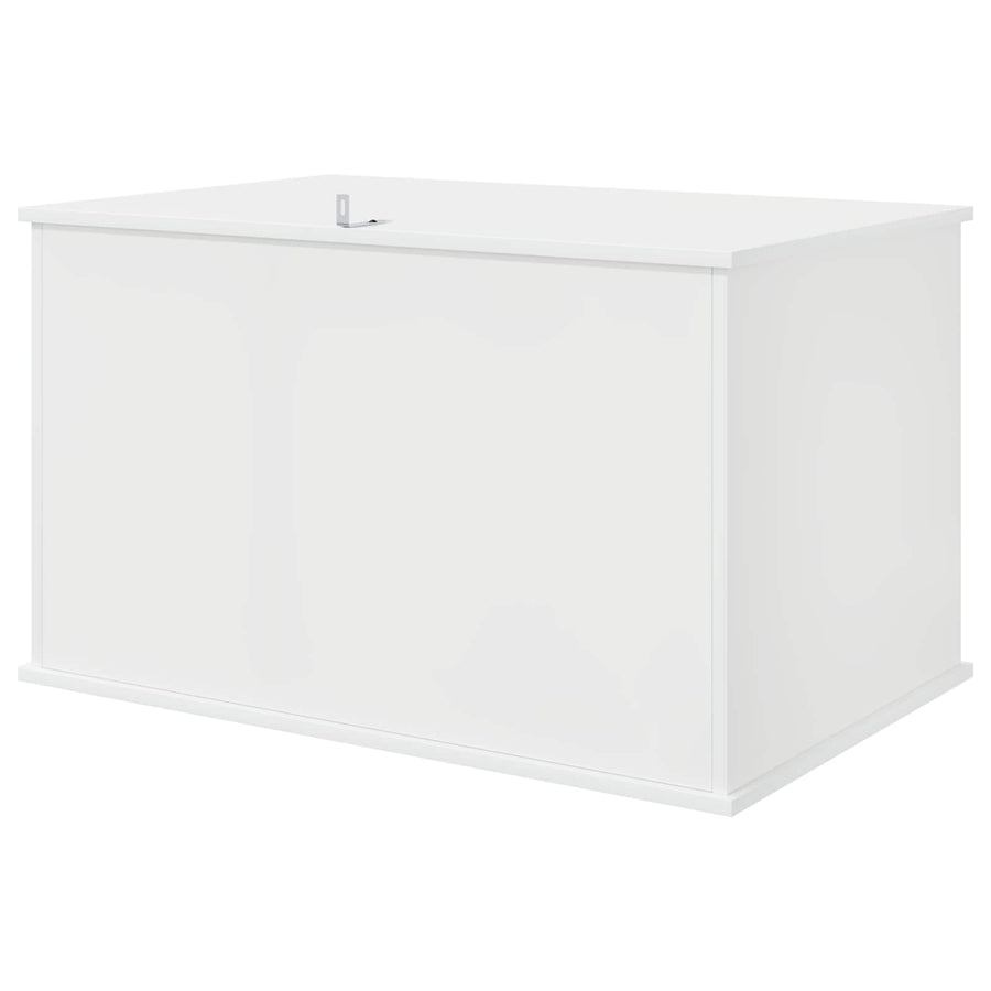 Kattenhuis Glanzend Wit 85 x 55 x 50 cm Bewerkt hout