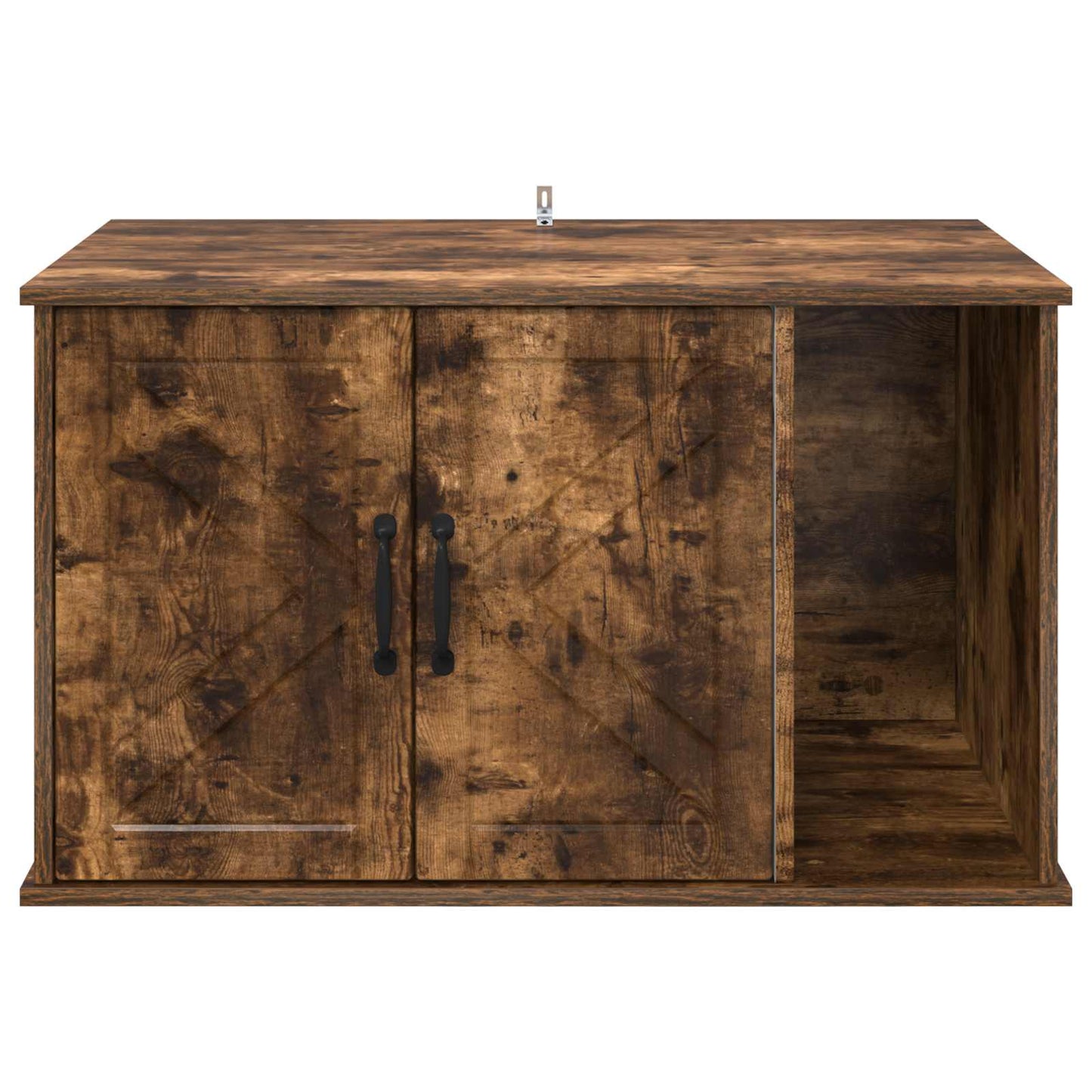 Kattenhuis Gerookt eiken 85 x 55 x 50 cm Bewerkt hout