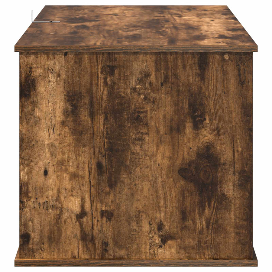 Kattenhuis Gerookt eiken 85 x 55 x 50 cm Bewerkt hout