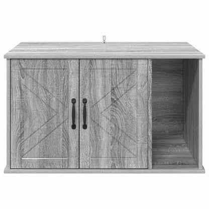 Kattenhuis Grijs Sonoma 85 x 55 x 50 cm Bewerkt hout