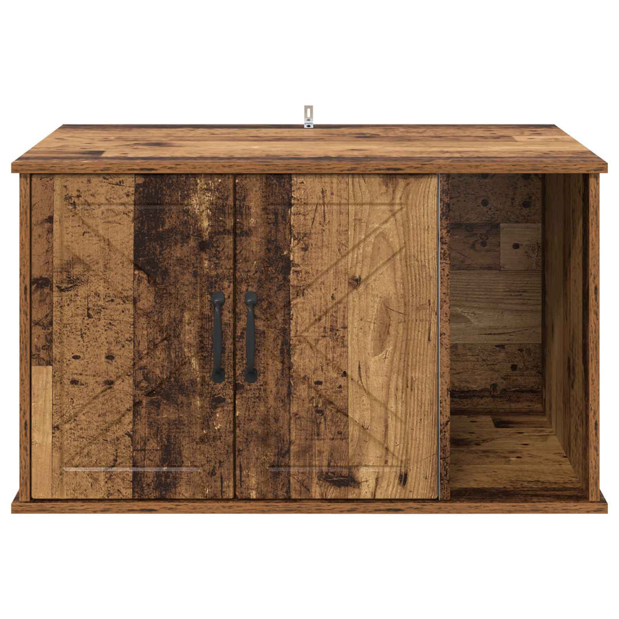 Kattenhuis Oudhout 85 x 55 x 50 cm Bewerkt hout