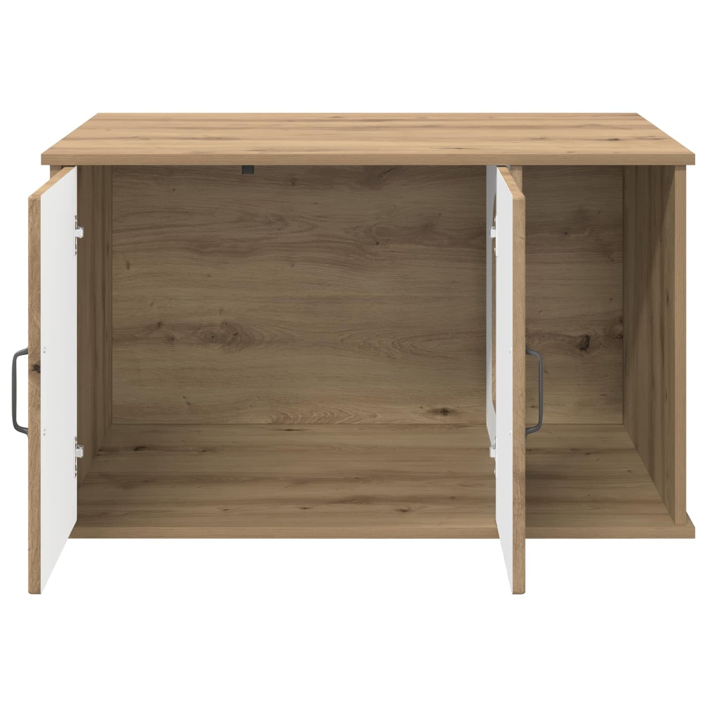 Kattenhuis Ambachtelijk eiken 85 x 55 x 50 cm Bewerkt hout