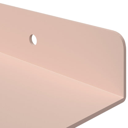 Wandplank met plank Wandgemonteerd 3 pcs Roze 40 x 9 x 2,5 cm